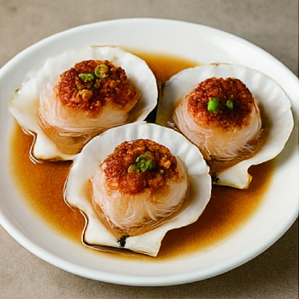 蒜蓉粉絲蒸扇貝