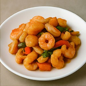 雜菜炒蝦仁